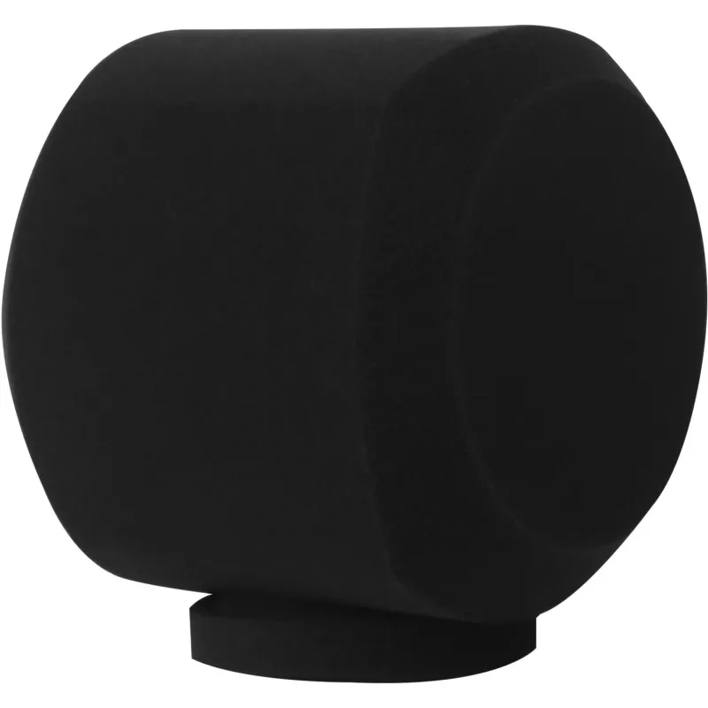 MOZOS PS-4 Filtro Pop Esférico em Espuma Protetor contra Vento Preto