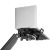 MOZOS LP-RGB Plataforma para Portátil para Suportes de Secretária, VESA 75x75/100x100, Preta, Iluminação RGB