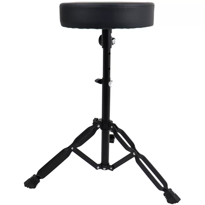 MOZOS PB02 Banco de Bateria Dobrável, Preto, Assento 280 mm, Altura 450-550 mm