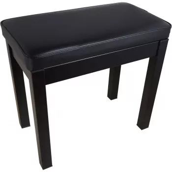 MOZOS PB03 Banco de Piano – Altura Ajustável, Pele Sintética, Preto