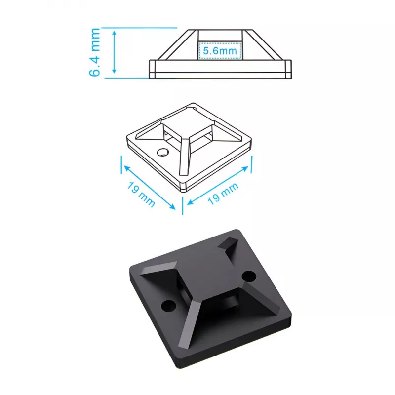 MOZOS CM-SET conjunto de acessórios para organização de cabos