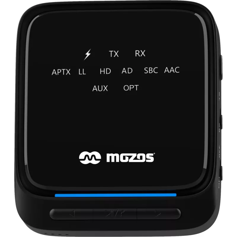 MOZOS B3 Transmissor e recetor Bluetooth 5.0 aptX HD com Optical/AUX