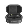 MOZOS MX4-DUAL Sistema de microfone duplo sem fios 2.4 GHz para smartphones