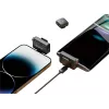 MOZOS MX4-DUAL Sistema de microfone duplo sem fios 2.4 GHz para smartphones