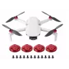 SUNNYLIFE 4x Proteção de motores para DJI Mavic Mini - Preto plástico ABS encaixe à pressão à prova de pó resistente a riscos