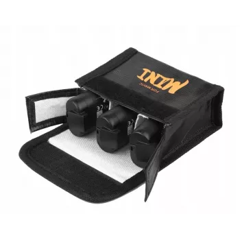 SUNNYLIFE Bolsa de segurança ignífuga para baterias para DJI Mavic Mini / Mini 2 / Mini SE - Capacidade para 3 baterias