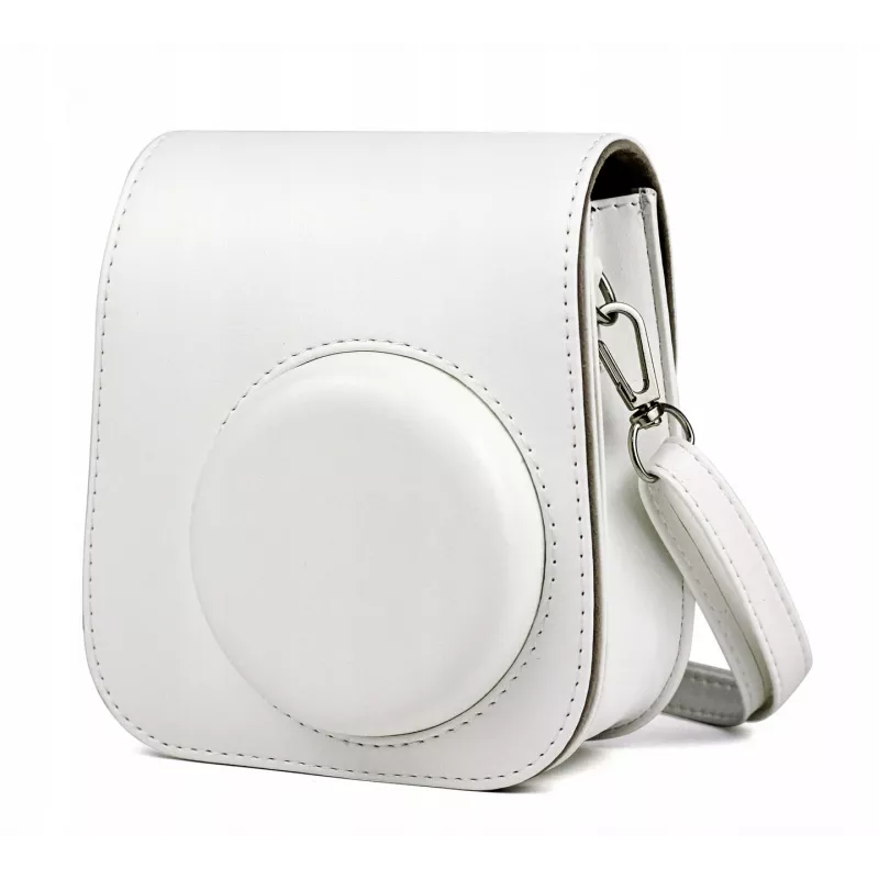 Conjunto 2 em 1 LOVEINSTANT: capa de proteção e álbum de fotos para Fujifilm Instax Mini 11 - branco