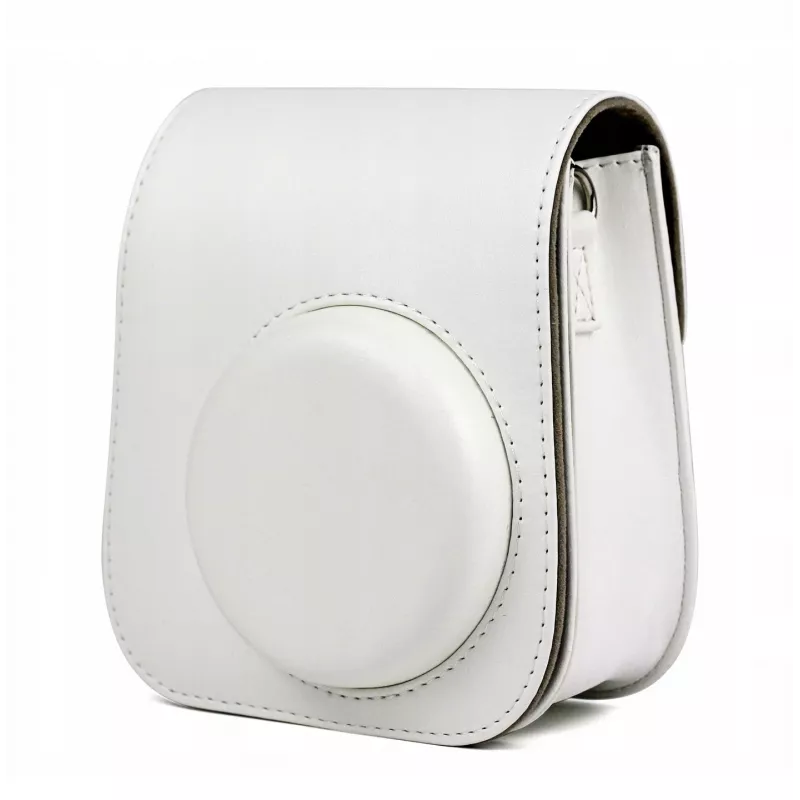 Conjunto 2 em 1 LOVEINSTANT: capa de proteção e álbum de fotos para Fujifilm Instax Mini 11 - branco