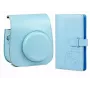 Conjunto 2 em 1 LOVEINSTANT capa e álbum para Fuji Instax Mini 11 azul