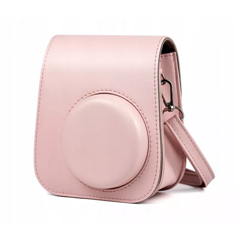 Conjunto 2 em 1 LOVEINSTANT: capa de proteção e álbum de fotos para Fuji Instax Mini 11 - rosa