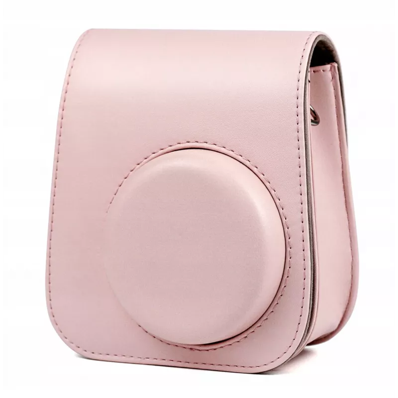 Conjunto 2 em 1 LOVEINSTANT: capa de proteção e álbum de fotos para Fuji Instax Mini 11 - rosa
