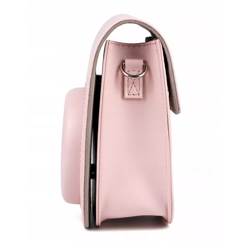 Conjunto 2 em 1 LOVEINSTANT: capa de proteção e álbum de fotos para Fuji Instax Mini 11 - rosa