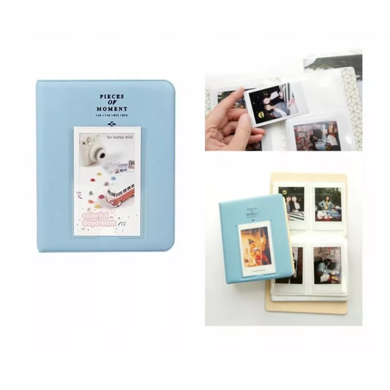Conjunto de acessórios de câmara 8 em 1 LOVEINSTANT para Fujifilm Instax Mini 11 - azul