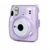 Capa de proteção LOVEINSTANT para Fujifilm Instax Mini 11 - lilás transparente com brilhos