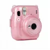 Capa de proteção LOVEINSTANT para Fujifilm Instax Mini 11 - rosa transparente com brilhos