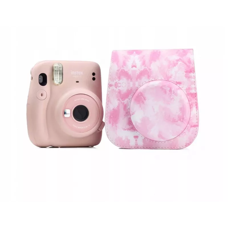 Capa de proteção LOVEINSTANT para Fujifilm Instax Mini 11 - aguarela rosa desfocada