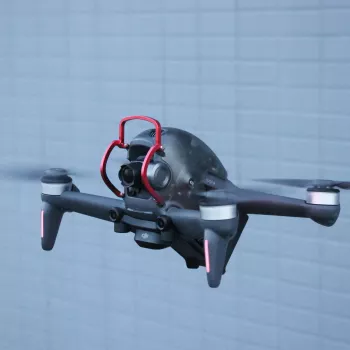 Protetor de câmara de gimbal metálico SUNNYLIFE para drone DJI FPV Combo - Preto