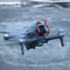 Protetor de câmara de gimbal metálico SUNNYLIFE para drone DJI FPV Combo - Preto