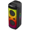 TONSIL Party Dance 1600 Altifalante Bluetooth Portátil para Festas com Luzes LED, Karaoke, 1600W PMPO, 80W RMS, Woofer de 10 polegadas, TWS, Rádio FM, Microfone e Comando