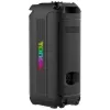 TONSIL Party Dance 1600 Altifalante Bluetooth Portátil para Festas com Luzes LED, Karaoke, 1600W PMPO, 80W RMS, Woofer de 10 polegadas, TWS, Rádio FM, Microfone e Comando