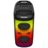 TONSIL Party Dance 1600 Altifalante Bluetooth Portátil para Festas com Luzes LED, Karaoke, 1600W PMPO, 80W RMS, Woofer de 10 polegadas, TWS, Rádio FM, Microfone e Comando