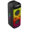 TONSIL Party Dance 1600 Altifalante Bluetooth Portátil para Festas com Luzes LED, Karaoke, 1600W PMPO, 80W RMS, Woofer de 10 polegadas, TWS, Rádio FM, Microfone e Comando