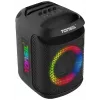 Tonsil Party Dance 800 Altifalante Bluetooth Portátil para Festas com Karaoke, LED Disco, 80 W RMS, 2x8 polegadas Woofers, Preto