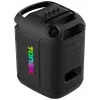 Tonsil Party Dance 800 Altifalante Bluetooth Portátil para Festas com Karaoke, LED Disco, 80 W RMS, 2x8 polegadas Woofers, Preto