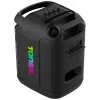 Tonsil Party Dance 800 Altifalante Bluetooth Portátil para Festas com Karaoke, LED Disco, 80 W RMS, 2x8 polegadas Woofers, Preto