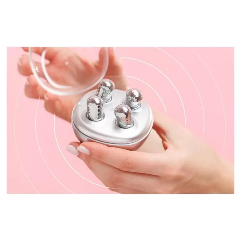 Garett Beauty Pretty Face + Glow Eye White - Dispositivo multifunções de cuidado facial e ocular com terapia LED, limpeza, massagem