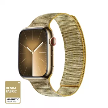 Crong Melange Bracelete Magnético para Apple Watch 38/40/41/42 mm (Amarelo Melange)
