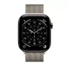 Crong Milano Steel – Bracelete de Aço Inoxidável para Apple Watch 44/45/46/49 mm (Champanhe)