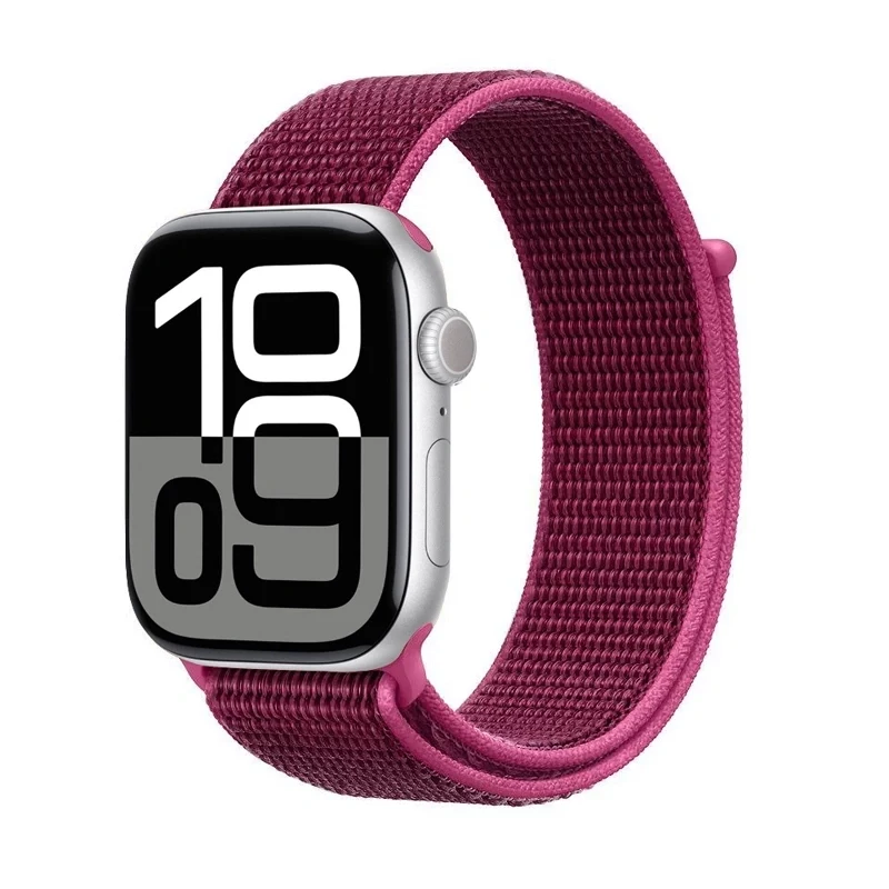 Crong Nylon Sport Band para Apple Watch 38/40/41/42 mm (Magenta Fusion)