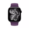 Crong Bracelete Desportivo de Silicone Líquido para Apple Watch 44/45/46/49 mm - Ameixa