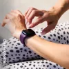 Crong Bracelete Desportivo de Silicone Líquido para Apple Watch 44/45/46/49 mm - Ameixa