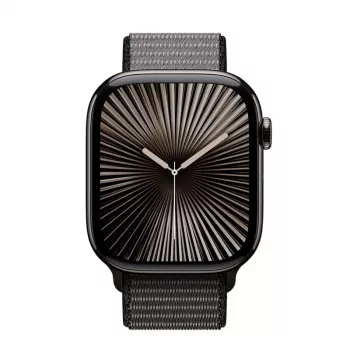 Crong Nylon Sport Loop para Apple Watch 44/45/46/49 mm (Night Grey)