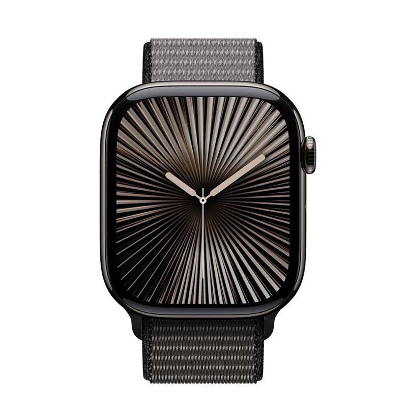 Crong Nylon Sport Loop para Apple Watch 44/45/46/49 mm (Night Grey)