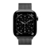 Crong Milano Steel - Bracelete de aço inoxidável para Apple Watch 38/40/41/42 mm (Grafite)