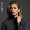 Crong Milano Steel - Bracelete de aço inoxidável para Apple Watch 38/40/41/42 mm (Grafite)