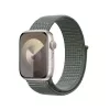 Crong Nylon Sport Band para Apple Watch 38/40/41/42 mm (Military Green)