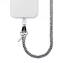 Crong Phone Crossbody Lanyard com corrente prateada - alça universal para smartphone