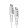 Crong Armor Link cabo USB-C para Lightning Fast Charging MFi 150cm branco
