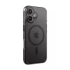 Crong Clear MAG Pro Case para Apple iPhone 16, MagSafe, preto
