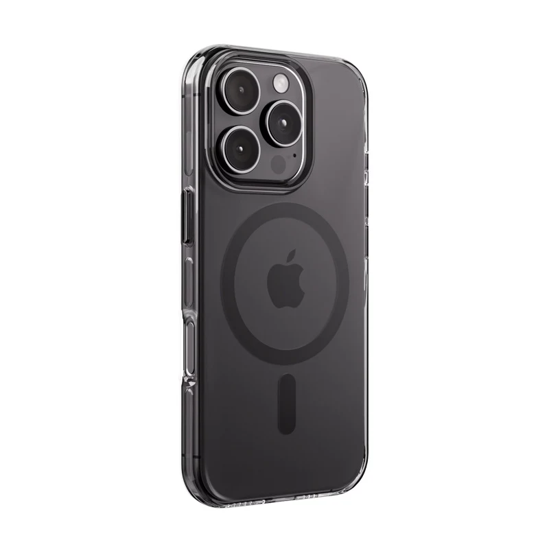 Crong Clear MAG Pro Case para iPhone 16 Pro MagSafe (preto)
