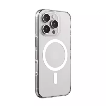 Crong Clear MAG Pro Case para iPhone 16 Pro Max com MagSafe (transparente)