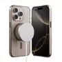 Crong Clear MAG Pro Case para iPhone 15 Pro com MagSafe (cor de deserto)