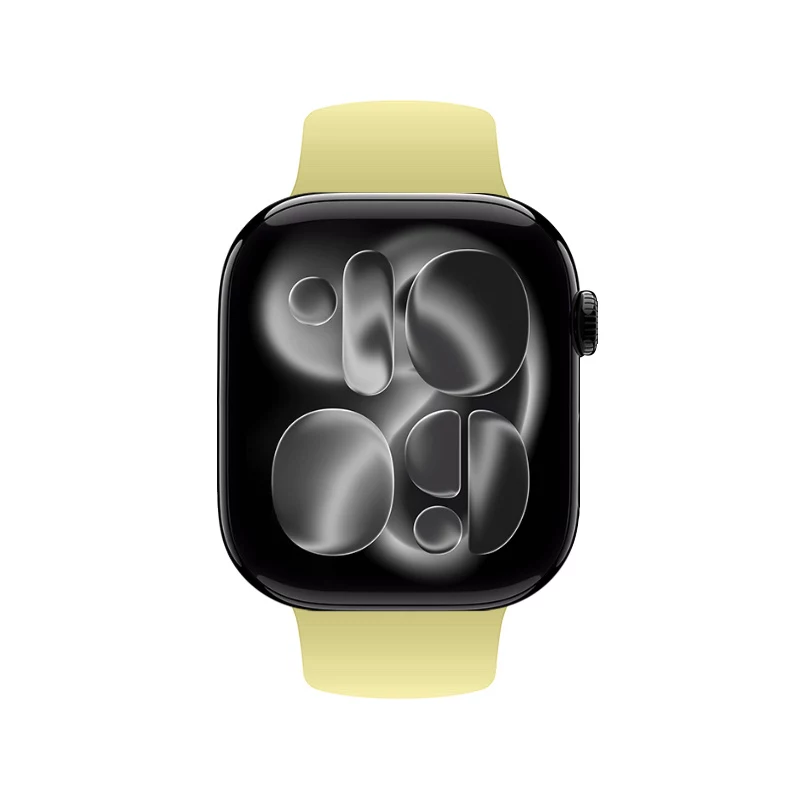 Crong Liquid - bracelete para Apple Watch 38/40/41/42mm (amarelo palha)