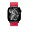 Crong Nylon Sport Loop para Apple Watch 38/40/41/42 mm vermelho