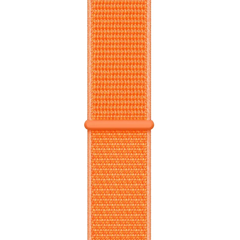 Crong Nylon Sport Loop para Apple Watch 38/40/41/42 mm laranja