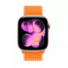 Crong Nylon Sport Loop para Apple Watch 38/40/41/42 mm laranja